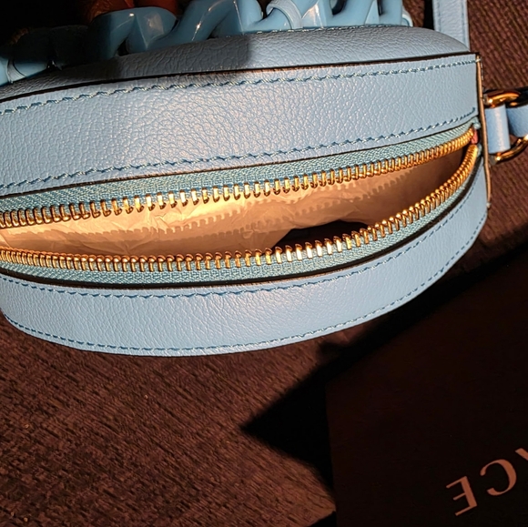 Versace Blue Chain-Embellished "Disco" Bag - Picture 3 of 4